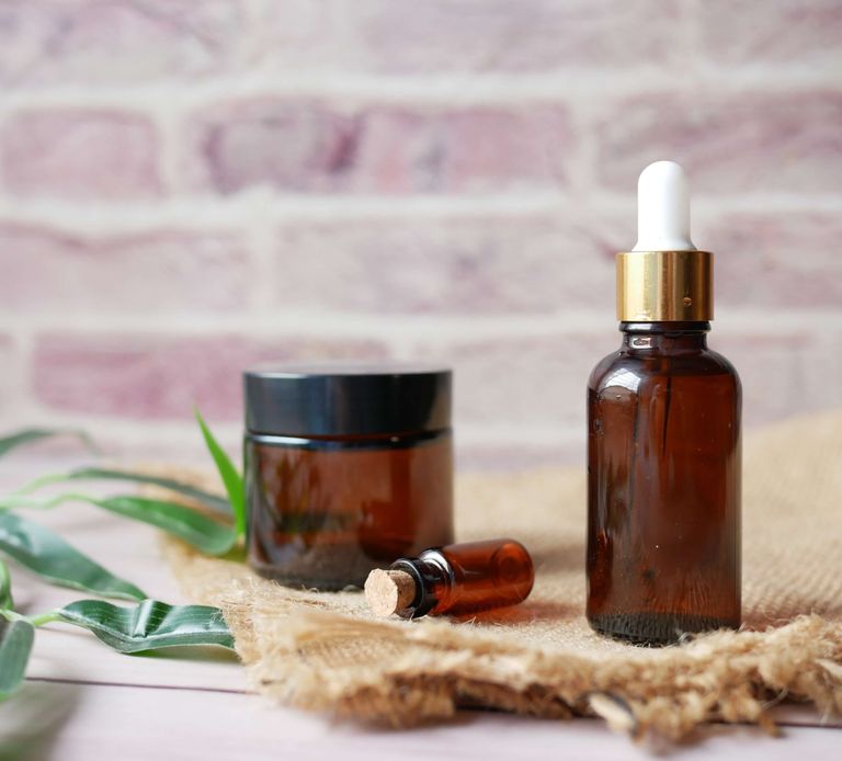 essential oil bottles